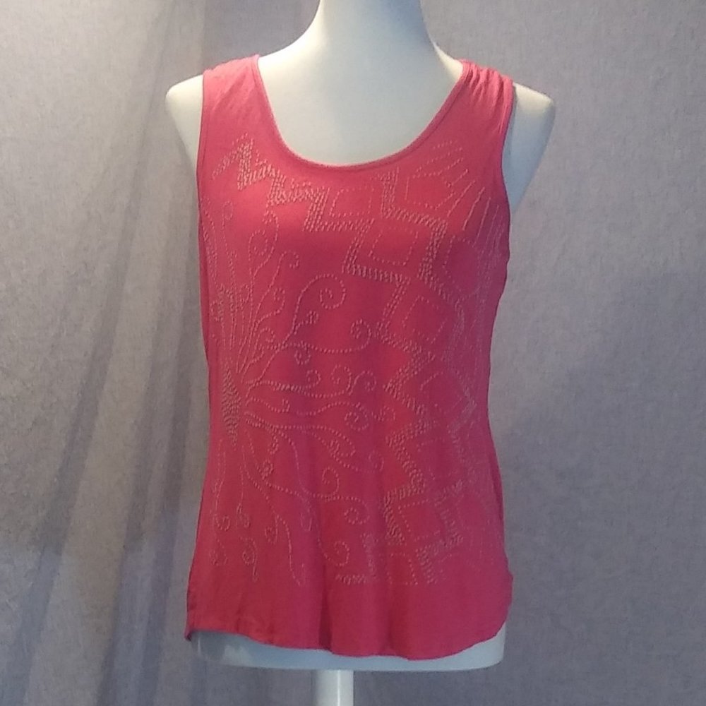 AREA Beaded Front Tank Top